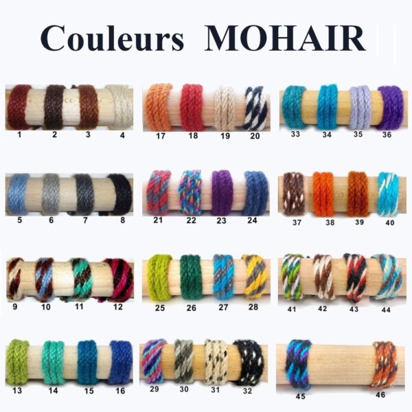 Mohair cheval sangle collier de chasse